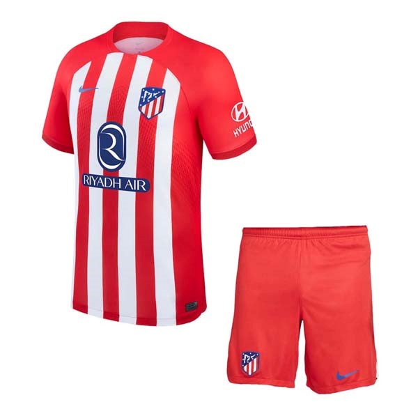 Camiseta Atletico de Madrid Replica Primera Ropa Niño 2023/24